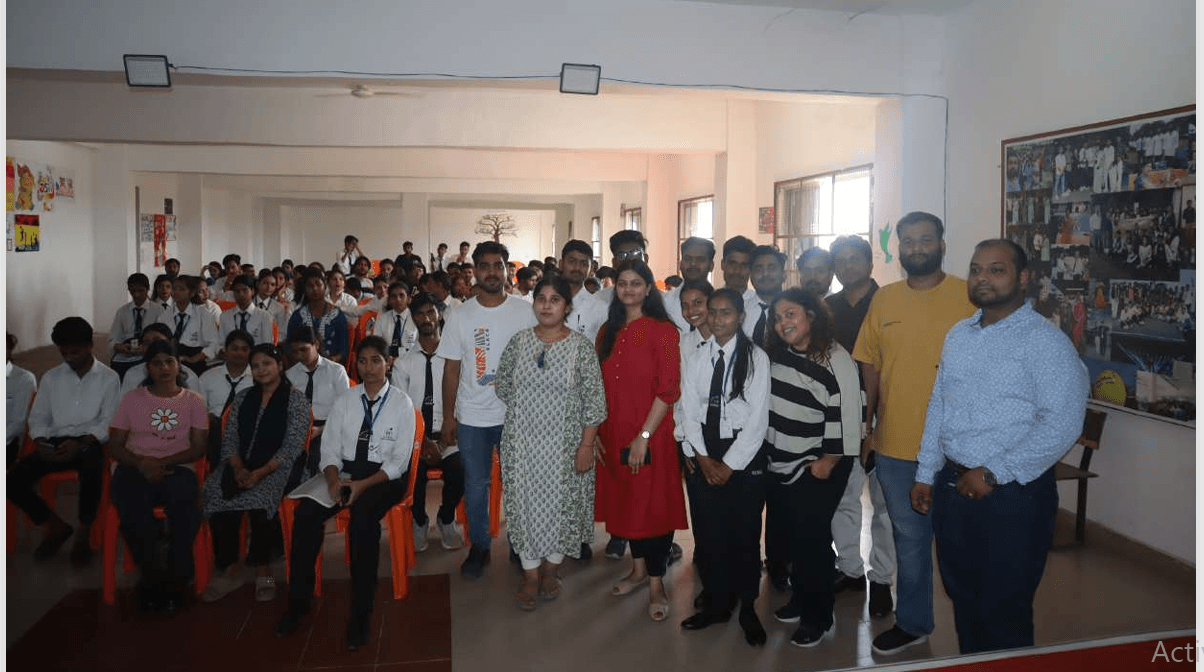 Workshop session with students at GCRG College