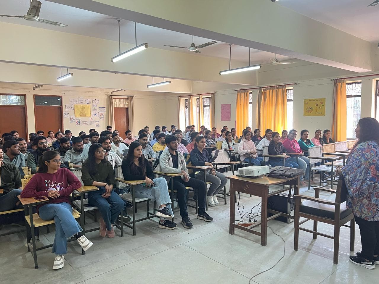 Guest lecture in progress at IET Lucknow
