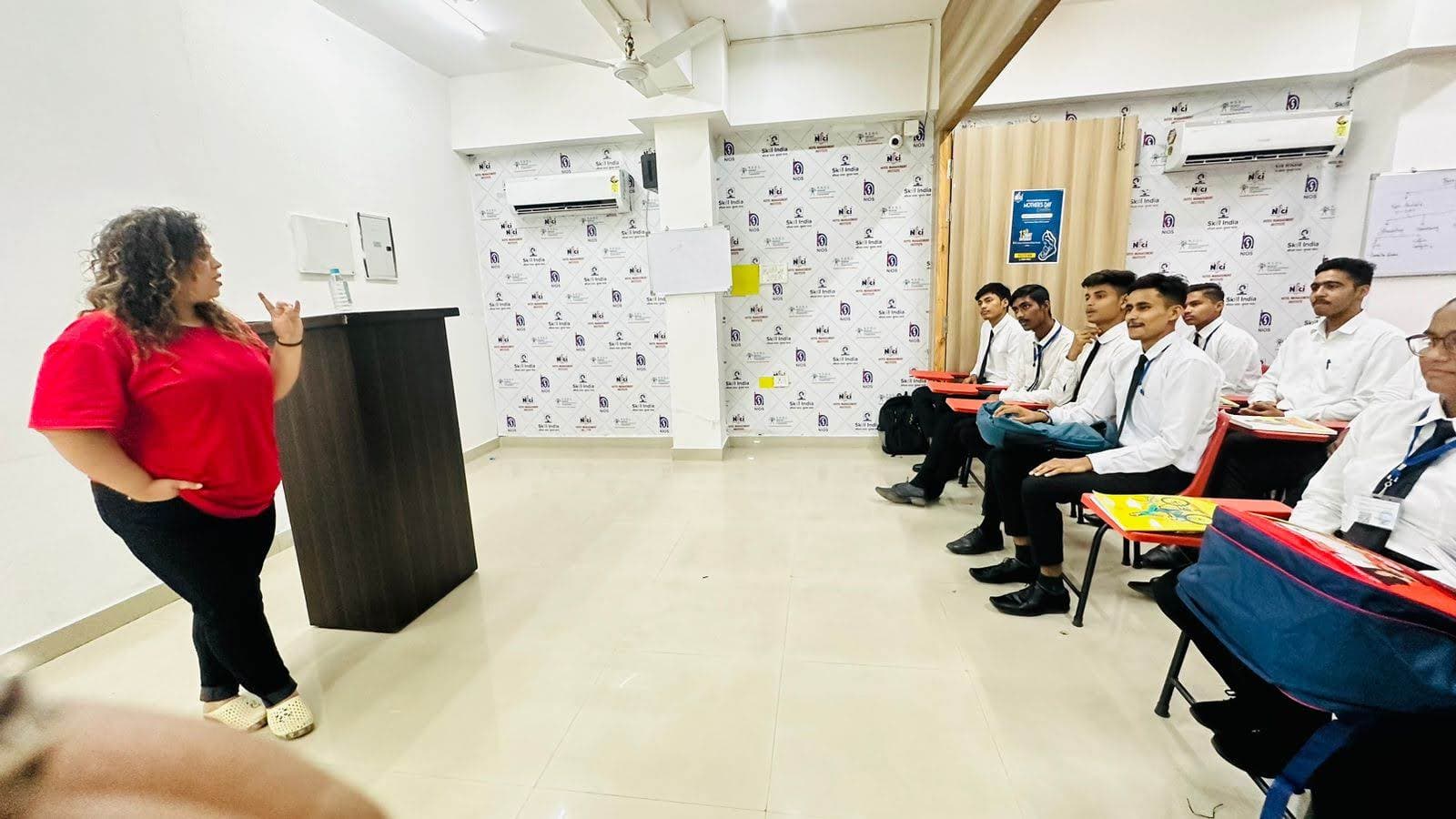 Guest lecture at NFCI (National Finishing and Cookery Institute)
